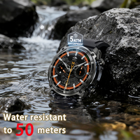 New Built in GPS Map Smart Watch Compass 860 mAh Battery 4GB Memory 10ATM Waterproof Bluetooth Call Men Sport Fitness Smartwatch