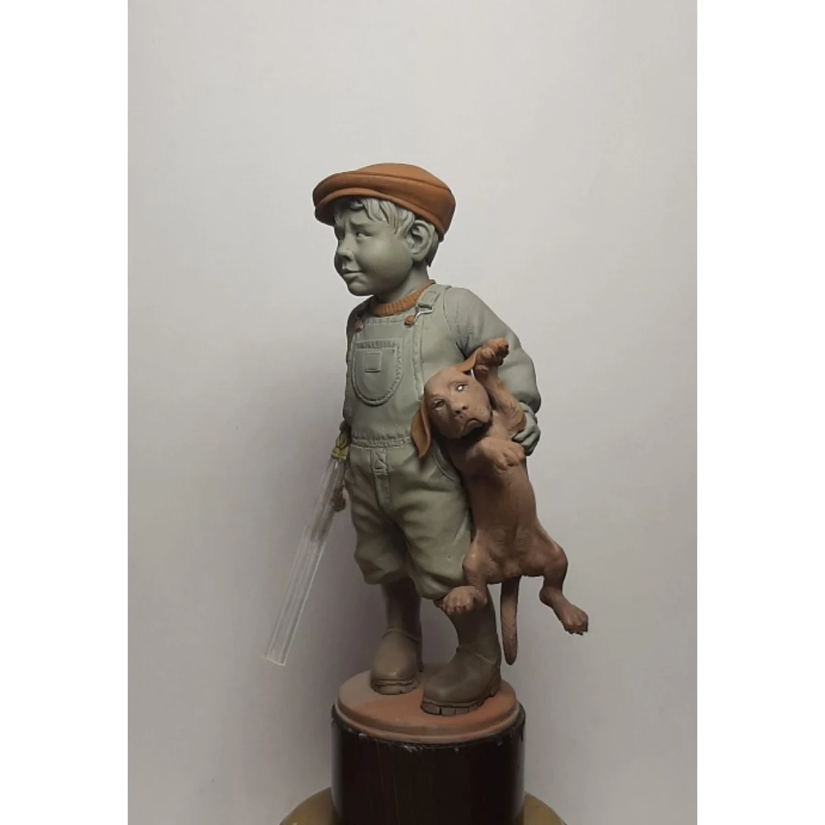 

1/10 scale resin unpainted model kit, (full body) Little Hunter unassembled and unpainted GK