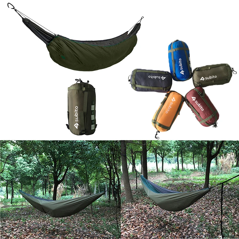 Outdoor Camping Cold Proof Hammock Underquilt Portable  Hammock Thermal Under Blanket Insulation Warm Cotton Sleeping Bag