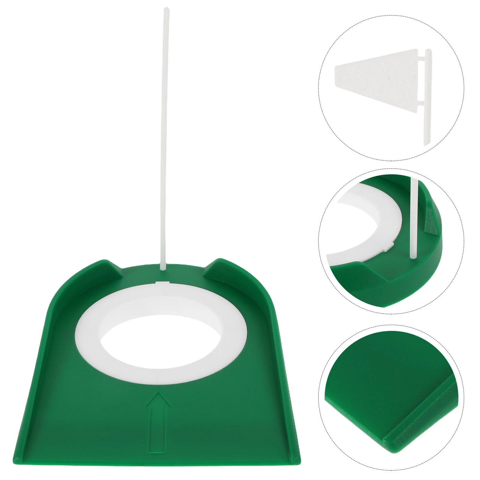 

4pcs Putting Disc Hole Cups Flag Portable Practice Equipment Indoor Outdoor Enhance Accuracy Lightweight Durable Easy Carry