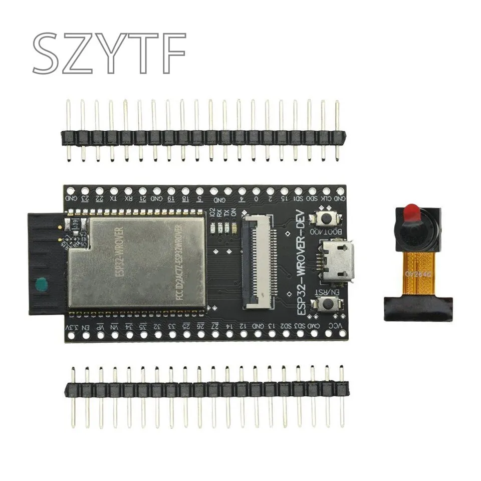บอร์ดพัฒนากล้อง ESP32 ESP32-WROVER-DEV โมดูล WiFi พร้อมโมดูลกล้อง OV2640 ESP32-CAM ESP32-WROVER