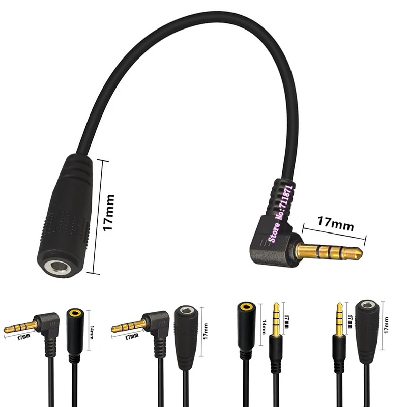 Lengthen TRRS 3.5 Male to Male Female Visual anchor fish mode adjustment cable TRRS 3.5 M F Adapter cable Cord 3.5mm Male Female
