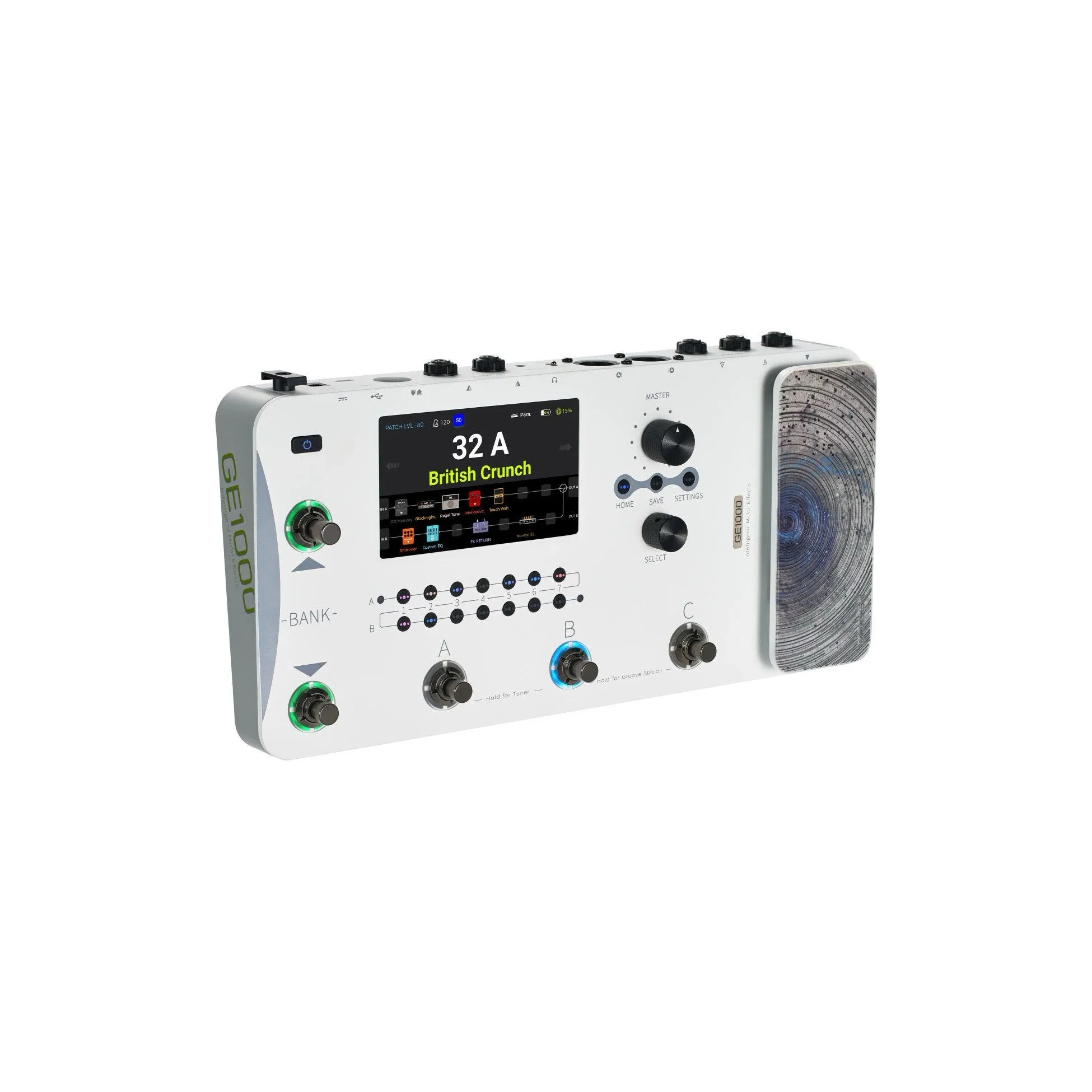 GE1000/GE 1000/GE-1000 Amp Modeling Multi-effect Pedal Guitar Processor Electric Guitar Effects Pedal Multi Effect for Pro