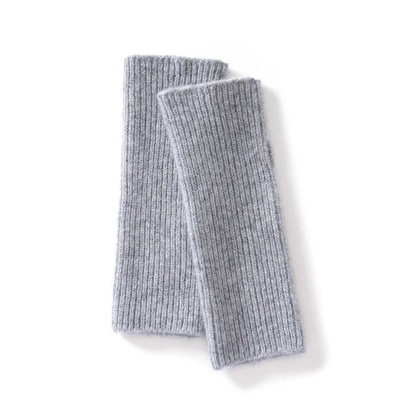 warm-knitted-100-wool-fingerless-gloves-solid-color-tassel-home-comfort-touch-bulk-winter-fashion-commuting-thick-wool-gloves