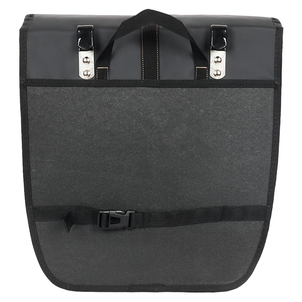 Double Pannier Bag Multifunction Rear Seat Panniers Pack Large Capacity Bike Rack Tail Bag with Handle for Outdoor Riding Travel