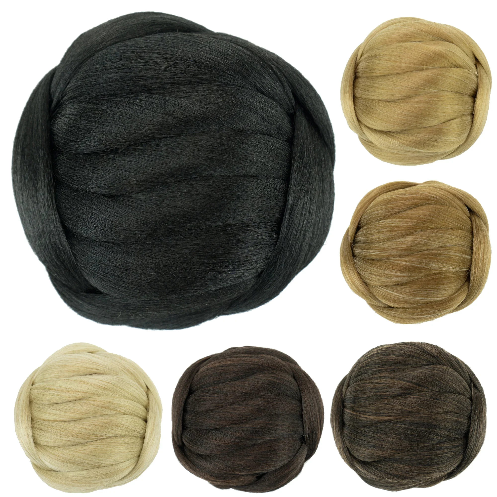 

Synthetic Chignon Blonde Fake Hair Bun Cover Donut Bsh Messy Bun Hair Pieces Scrunchie Uman Hair for Bradis