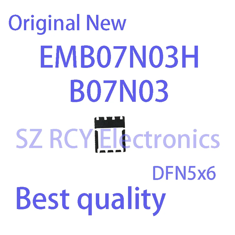 (5-10 PCS)NEW EMB07N03H EMB07N03 B07N03 DFN5x6 MOSFET IC Chip electronic