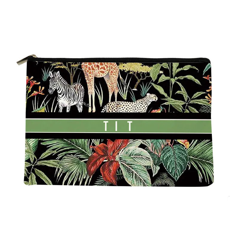 Customized Name Cosmetic Bag Wedding Bride Bridesmaid Lipstick Pouch Travel Storage Makeup Bags Personalized Gift