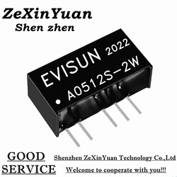 5PCS/10PCS/20PCS A0512S-2WR3 A0512S-2WR2 A0512S-2W A0512S SIP-5 5V TO 12V 2W DC-DC isolapted power module