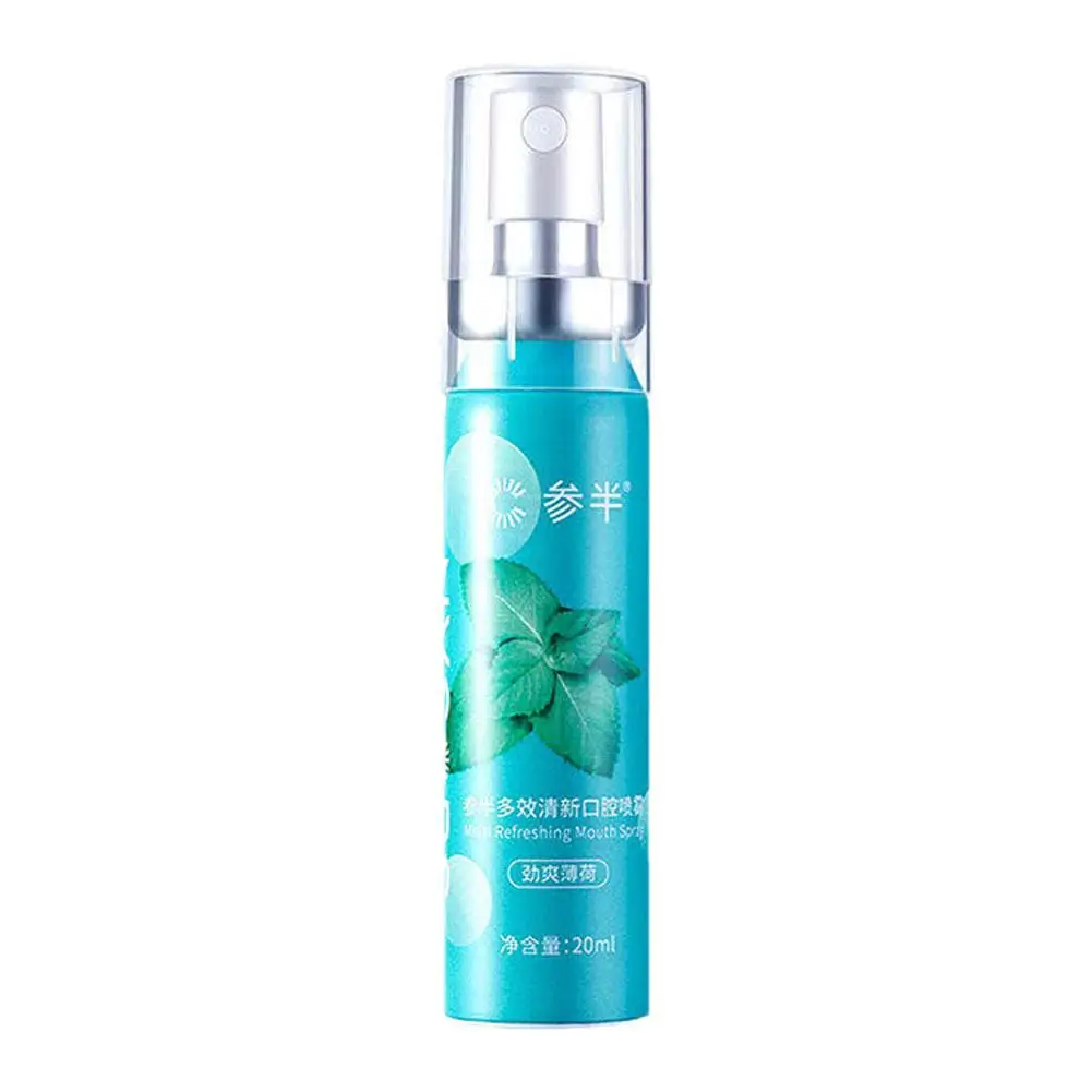 Fruttato respiro pesca menta deodorante Spray alitosi Spray odore liquido rinfrescante trattamento bocca deodorante cura 20ml P0O4