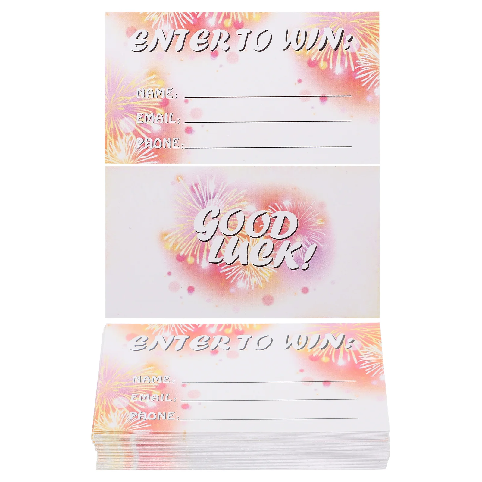 100 Sheets Raffle Cards Multi-Use Blank Ballot Accessory Event Voting Tickets Cards Raffle Ticket Sheets Ballot Accessory