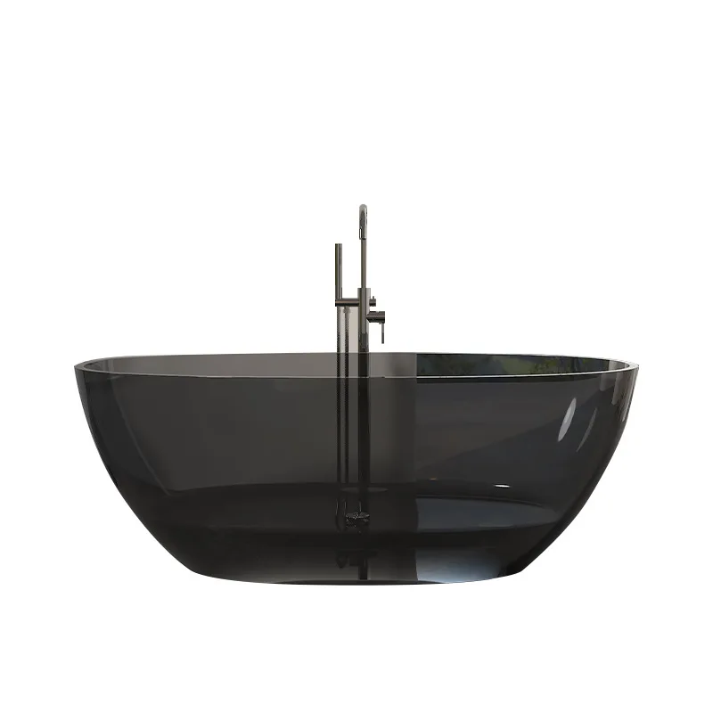 

Bathtub Pure Resin Color Independent Hotel Famous Guest Home Couple Crystal Bath