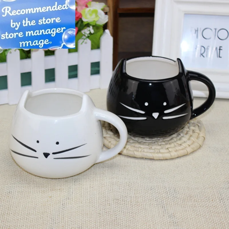

Новая кружка с милым котом, кружки для молока с животными, оригинальные и забавные чашки для подарка необычной чашки для чая, кофейная посуда для напитков, персонализированный подарочный бар