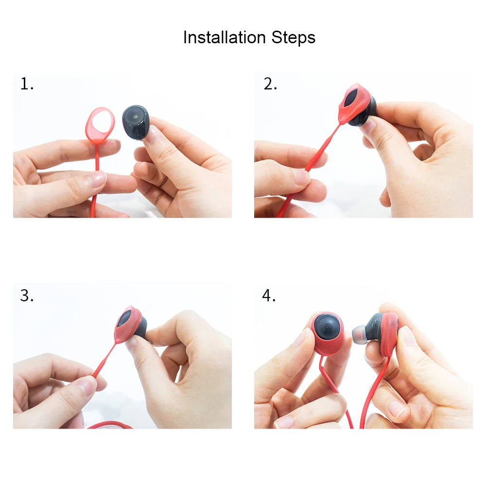 Suitable for JBL Tune 120TWS/125TWS Earphone Silicone Anti loss Lanyard Prevent Detachment Connecting Rope