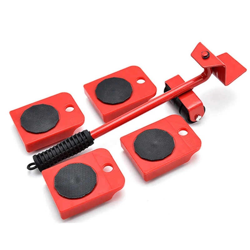 Dropshipping Furniture Mover Heavy Weights Transport Tool Wheels for Furniture Lifting Bar and Stand Rollers Set Moving Helper