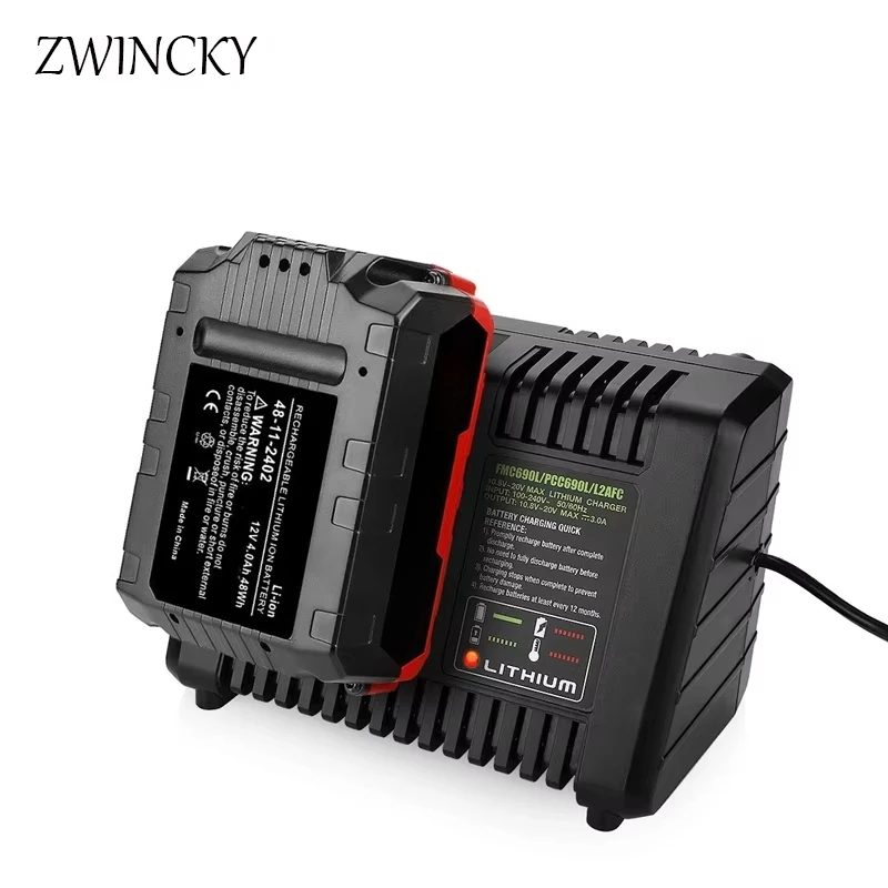 Bộ Sạc Nhanh Thay Thế Cho Porter Cáp 20V Max Lithium-Ion Cho Black & Decker 20V Lithium-Ion Porter-Cáp