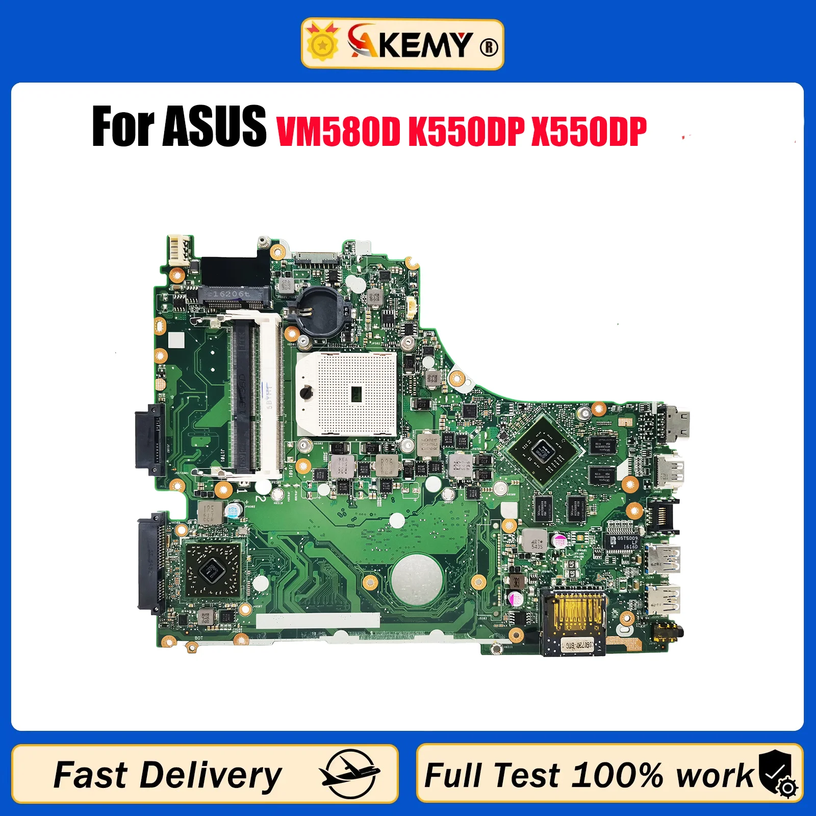 

Материнская плата для ноутбука X550DP для ASUS VivoBook X550D VM580D K550DP X550DP, материнская плата для ноутбука на складе, 100% тестирование, ОК, быстрая доставка