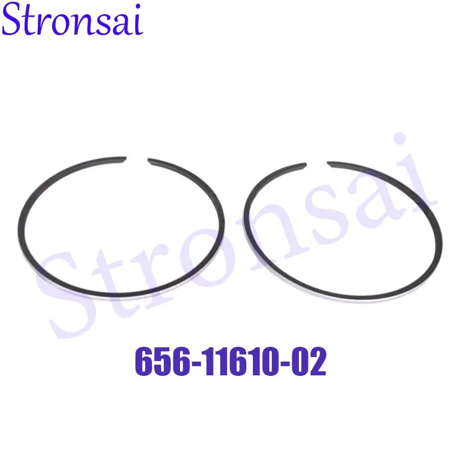 

656-11610-02 Комплект поршневых колец STD 67 мм для подвесного мотора Yamaha 2T 25HP 30HP Детали лодочного двигателя