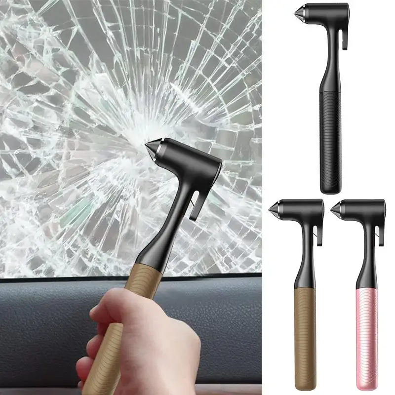 Portable Car Safety Hammer Seat Belt Cutter Multifunctional Car Window Glass Breaker Tool Escape Emergency Hammer For All Cars