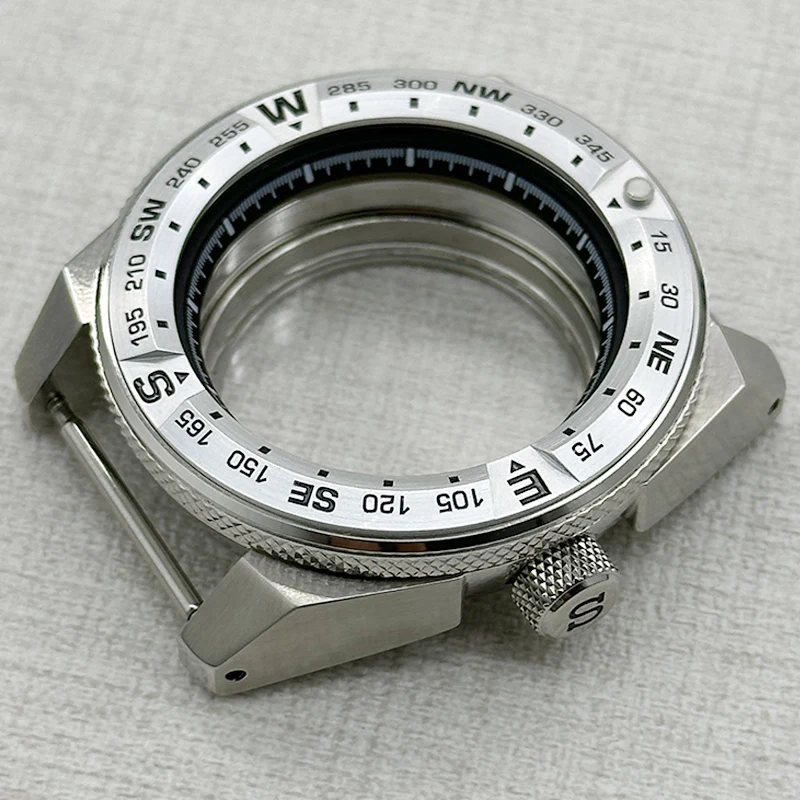 

NH35 Case Samurai King Case Sapphire Crystal 28.5mm Dial Fit NH35 NH36 NH38 NH39 4R35 and 7S26 Movements Men's Dive Watch Case