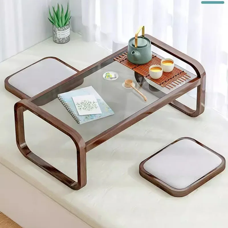 Simple Japanese Coffee Table MinimalistSpace Saving Writing Books Tea Table Breakfast Designer Mesas Bajas Balcony Furniture