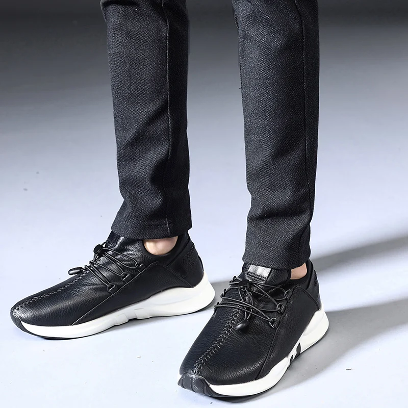 2025 New Men\'s Casual Pants Business Leisure Fashion Elastic Waist Slim Fit Stretch Gray Black Blue Cotton Trousers Male 28-38