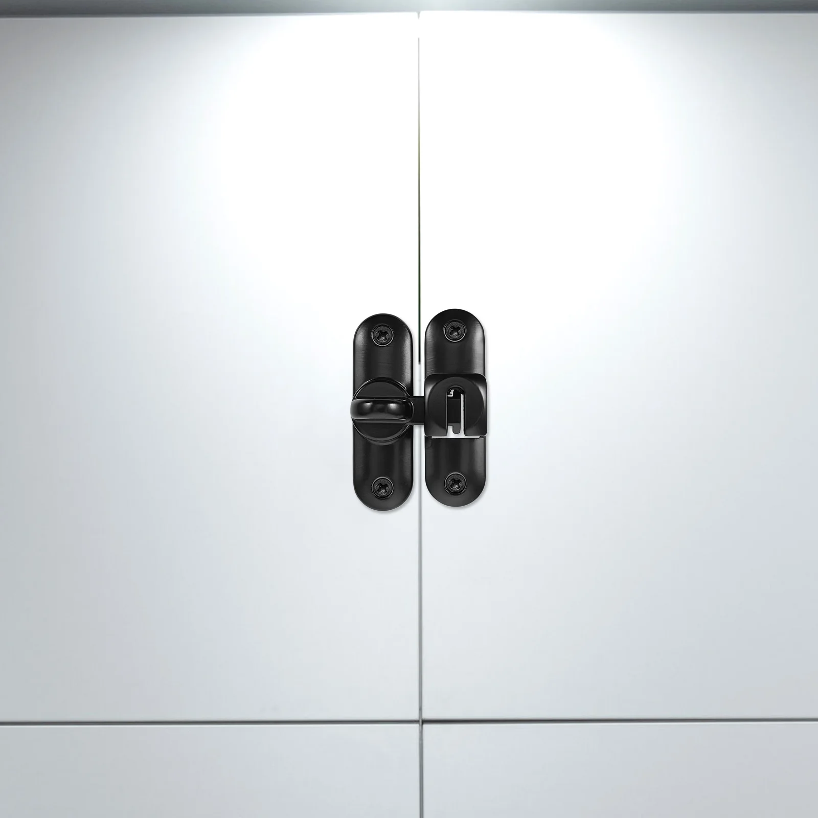 

Zinc Alloy Door Lock Barn Doors and Hardware Included No Punching Latch Locking