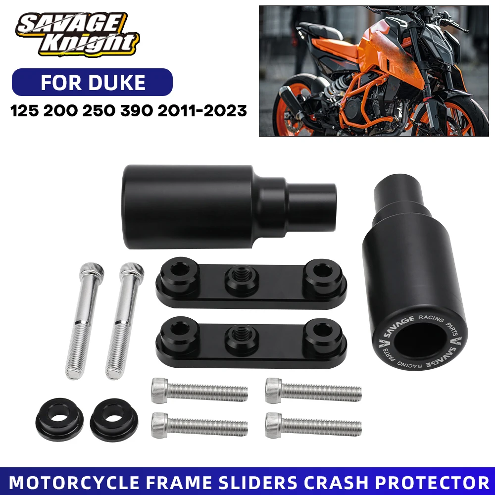 Motorcycle Frame Crash Sliders Protection For 125 200 250 390 Duke 2011-2023 Duke390 Duke250 Duke200 Fairing Crash Pad Bobbin