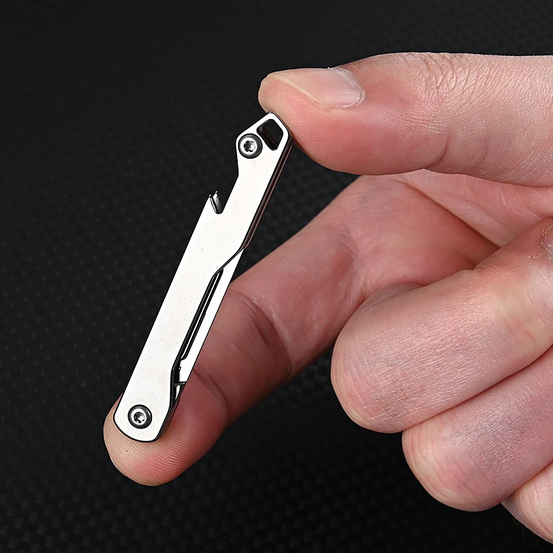 Mini Bottle Opener Scalpel Stainless Steel G10 Folding Knife Outdoor Survival Camping Portable EDC Tool 10 Blade Free