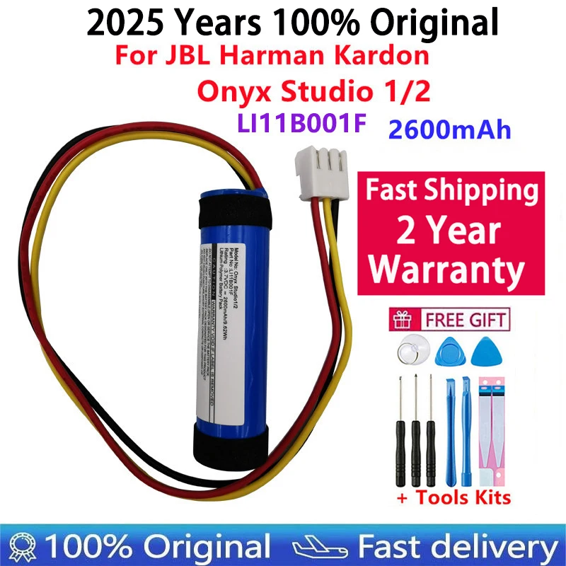 Original Speaker LI11B001F Battery 2600mAh For Harman Kardon Onyx Studio 1 2 Studio2 Studio1 Special Edition Bluetooth batteries