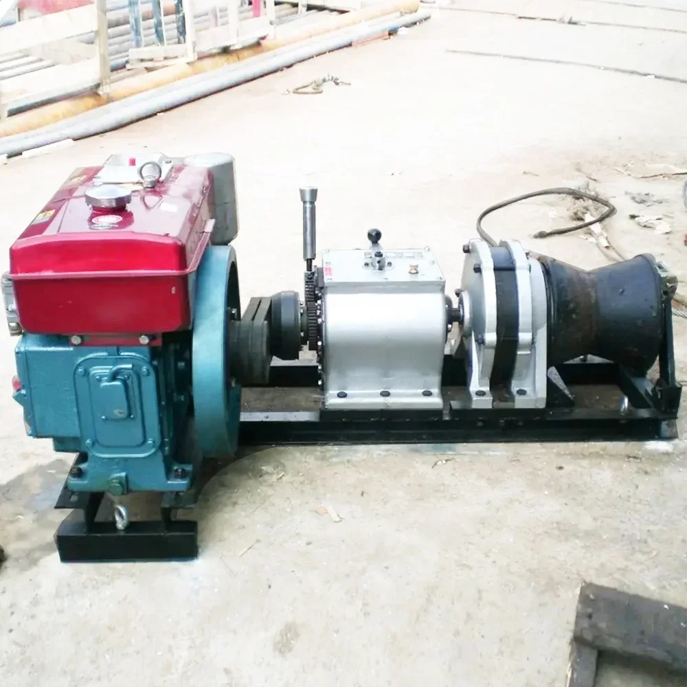 Hot Sale Powerful Electric Winches PortablePulling Winch Engine Power Cable Pulling Winch Price