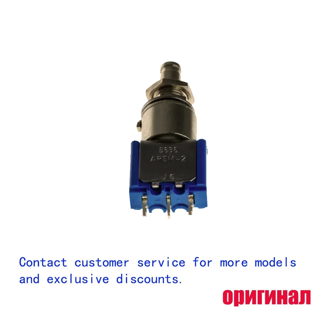 Brand New Original APEM 8636A Pushbutton Switch, 8000 Series, 6.5mm, SPDT, Plunger Type