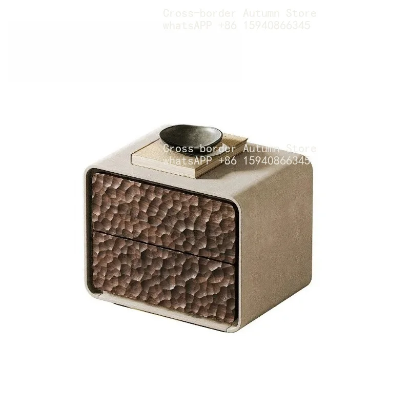 Bedside Tables Narrow Luxury Italian Style Night Cabinet Modern Home Bedroom Furniture Mesitas De Noche