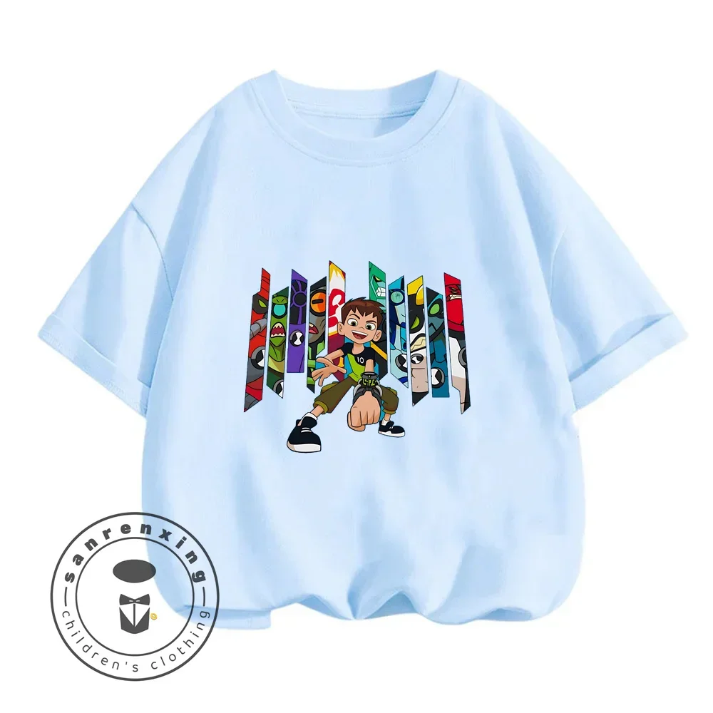 Summer New 3-14 Year Old Children's Ben Tennyson 10 Fashion Clothing Boys Short Sleeved Venom T-shirts Girls Casual