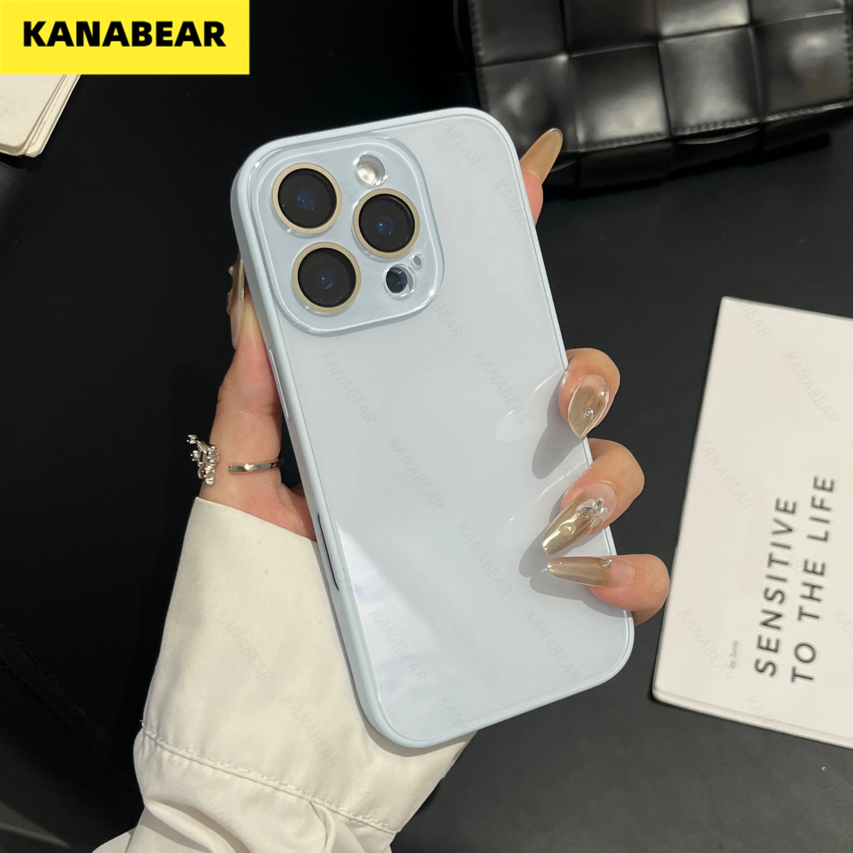 

Macaron Color Plated Ultra-Slim Case for iPhone 17ProMax/16 Pro Max/15 Pro Max, Logo-Free Full Body Shockproof Premium Cover