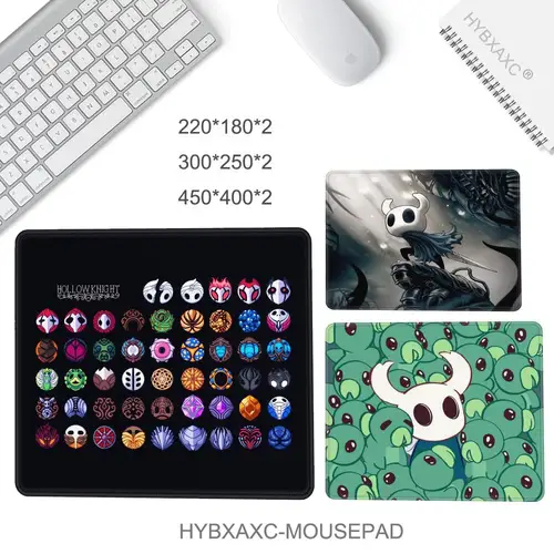Imagen 2 del producto Alfombrilla de ratón de caballero hueco para juegos, alfombrilla de ratón para juegos de tamaño pequeño, alfombrillas de teclado con impresión HD, alfombrillas de escritorio para ordenador, hogar y oficina
