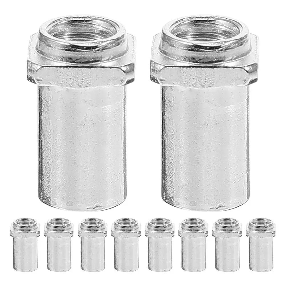 10Pcs Tom Lug Swivel Nut Drum Accessory Iron Replacement Part Floor Drum Spare Parts Swivel Nuts Spare Part for Tom Lug