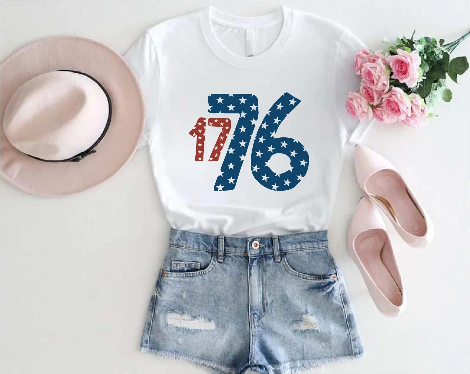 1776 T Shirt Red White And Blue American History America Merica Independence Day 4th Of July Veteran