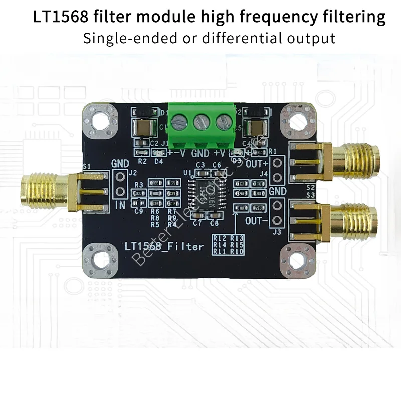 LT1568 filter module high frequency filtering Single-ended or differential output