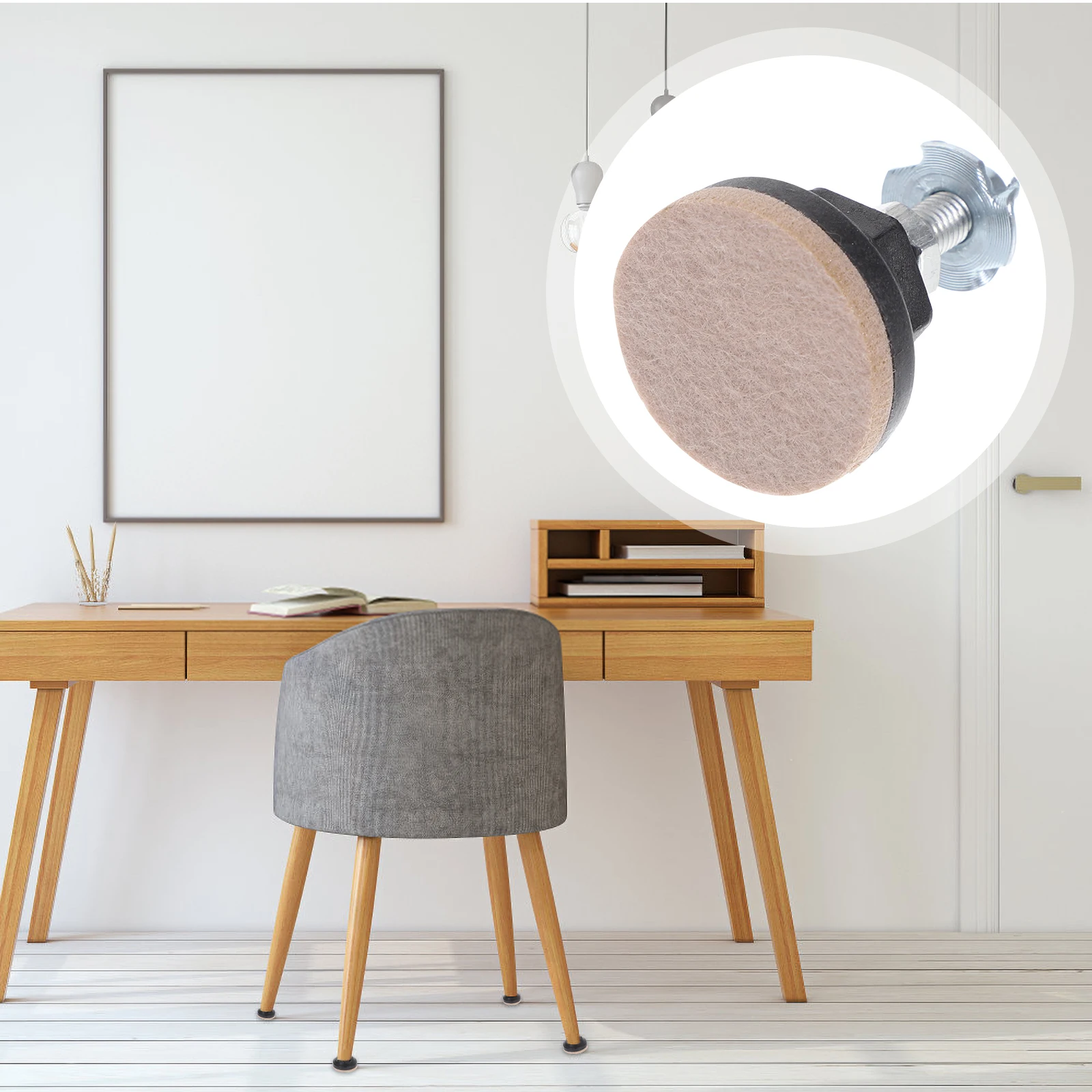 8 viti livellatrici per mobili piedini livellanti regolabili design in feltro robusto gambe per sedie resistenti piedi per tavoli casa per tavoli