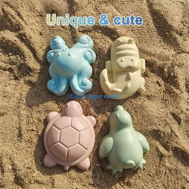 

090B 11PCS Sand Playset Toy with Building Accessories Folding Bucket for Toddler Fun