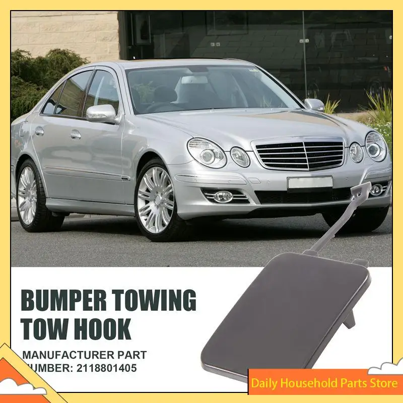 【Great Sale】2118801405 For W211 E-Class E280 E320 E350 E550 E500 E55 2002-2008 Rear Bumper Tow Eye Hook Cover Cap