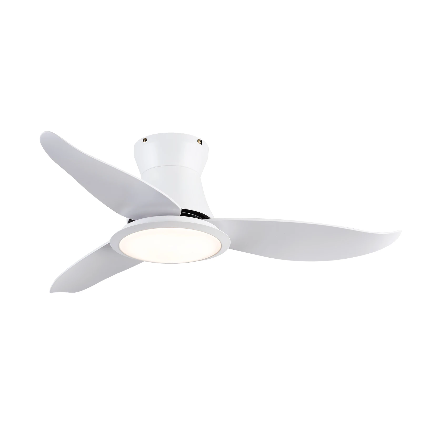 ventilador de teto minimalista led com fonte de luz ideal para o quarto silencioso motor moderno 26w 01