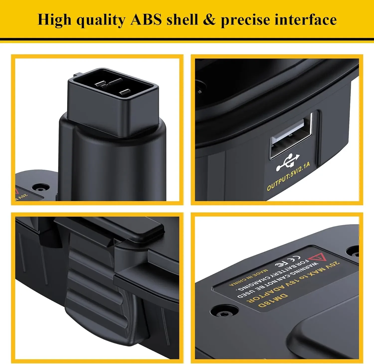 Imagem -05 - Adaptador de Bateria Conversor Dm18d para Dewalt 20v para Milwaukee 18v Bateria Li-ion Converter para Ferramentas de Bateria Ni-cd Dewalt 18v
