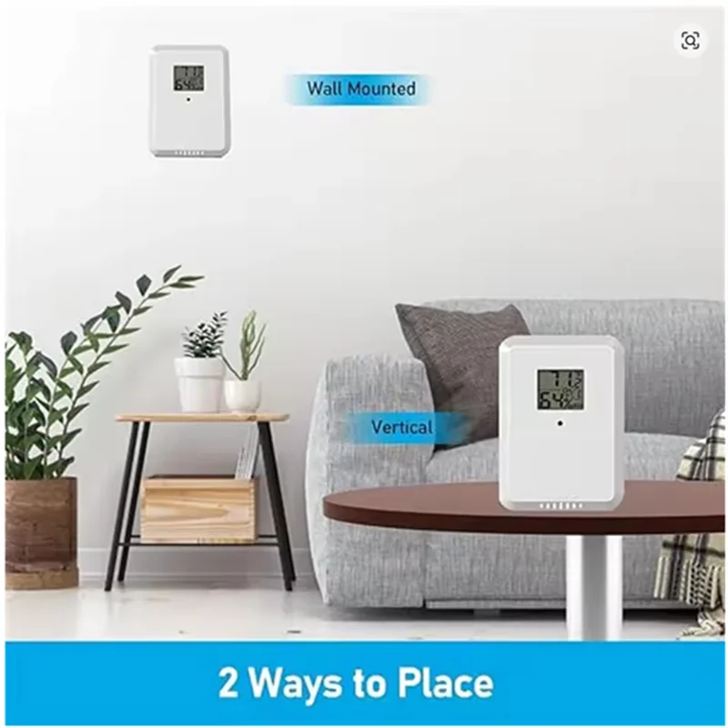 AA08- Termometro wireless Termometro e igrometro wireless per casa/ufficio Alexa/Google Home