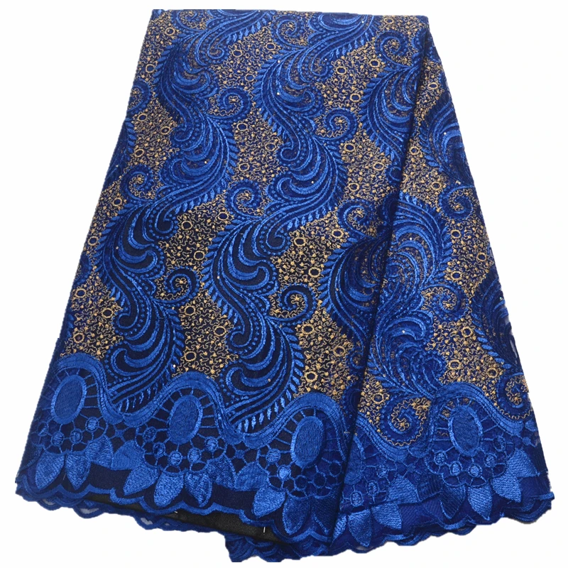 New African Lace Fabric 5 Yards French Net Lace Fabric Tull Lace Embroidery For Women Dress