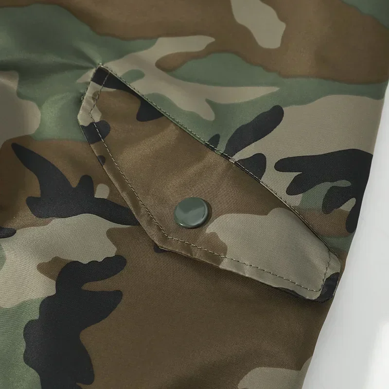 Autumn/Winter Men's Camouflage Jacket 2024 New Outdoor Camping Fishing Windproof Warm Baseball Coat Fashion Men's Windbreaker