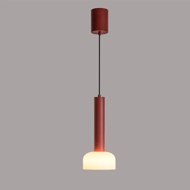 Italian Minimalist Bedside Chandeliers Nordic Multi Colors Lighting Yellow Red Porch Bar Living Room Decoration Pendant Lamps