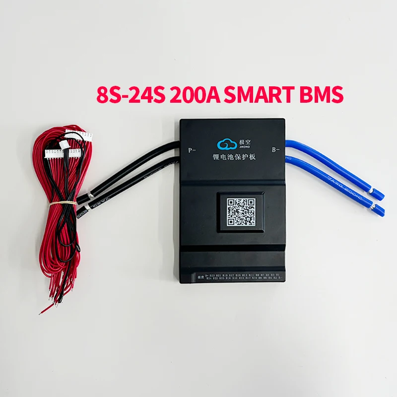 

JK-B2A24S20P smart BMS 8S-24S 200A Active equalization 2A Support Bluetooth APP Lithium battery protection board