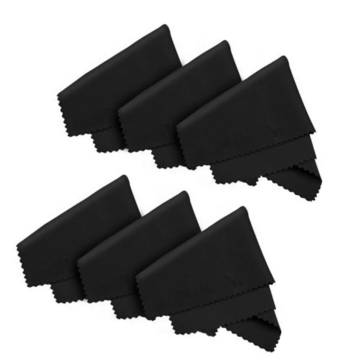 

6pcs Microfiber Cleaning Cloth 7X5.9 Inch Reusable Washable For Eyeglasses Screens Phones Laptops Tablets Lcd Glass Surfaces